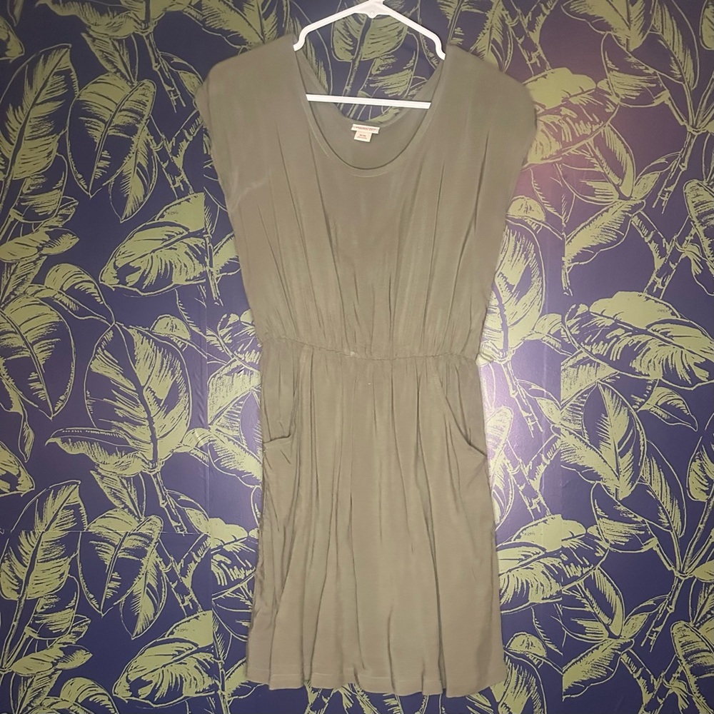 Mossimo Supply Co Green Ruched Tunic